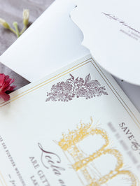 Luxury Letterpress & Foiled Wedding Venue : VILLA DEL BALBIANELLO, LAKE COMO | Bespoke Commission L&P