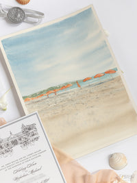 Sea Crest Beach Hotel Invitations | Bespoke Commission A&N