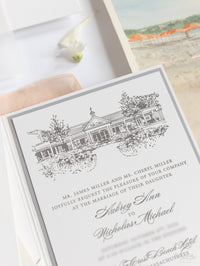 Invitations de l'hôtel Sea Crest Beach | Commission sur mesure A&N