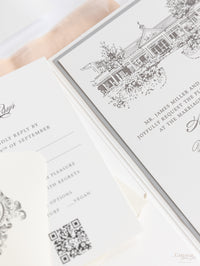 Invitations de l'hôtel Sea Crest Beach | Commission sur mesure A&N