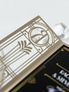 Black & Gold Art Deco Great Gatsby Laser Cut Gatefold Wedding Day Invitation