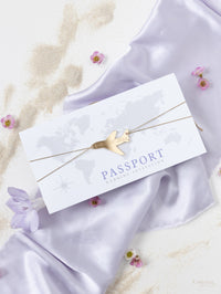 Lilac FOLDER Wallet : Luxury Silver Wedding Passport Invite in Pocket & Mirror Plane Tag Passport Invitation Suite