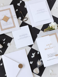 Mariage de destination au Maroc | Invitations de mariage Marrakech | Commission sur mesure A&B