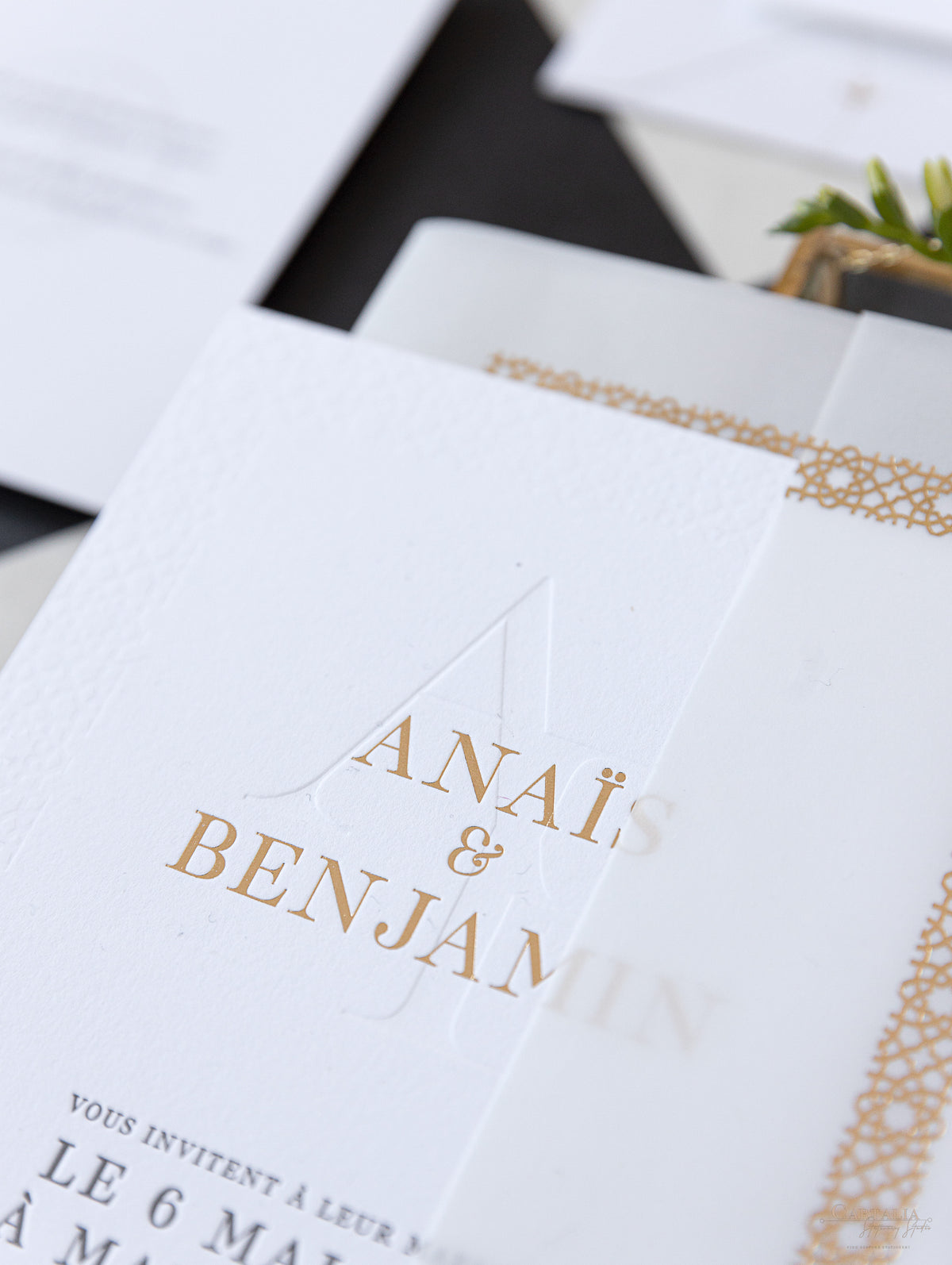 Destination Wedding in Morocco | Marrakech wedding Invitations  | Bespoke Commission A&B