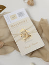 Invito a nozze con passaporto color nudo e oro - Aereo inciso di lusso in plexi dorato, invito a forma di palma