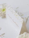 Foil Confetti Dotted Place Card