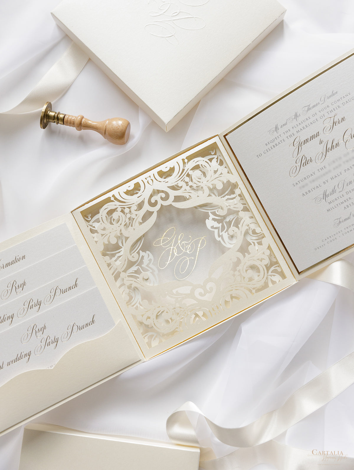 Couture Bespoke Box: 3D Custom Design in Gold | Bespoke Commission G&P