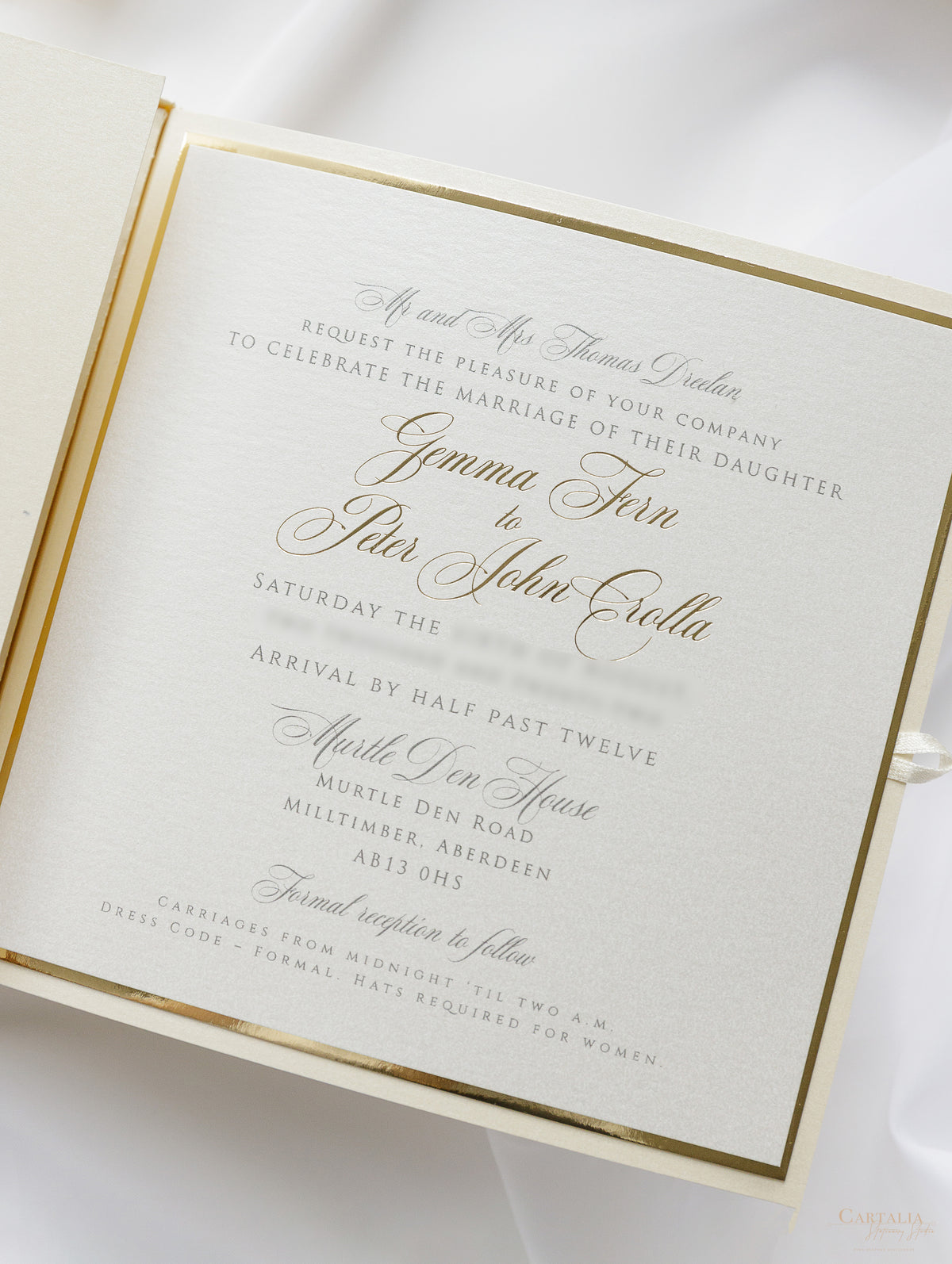 Couture Bespoke Box: 3D Custom Design in Gold | Bespoke Commission G&P