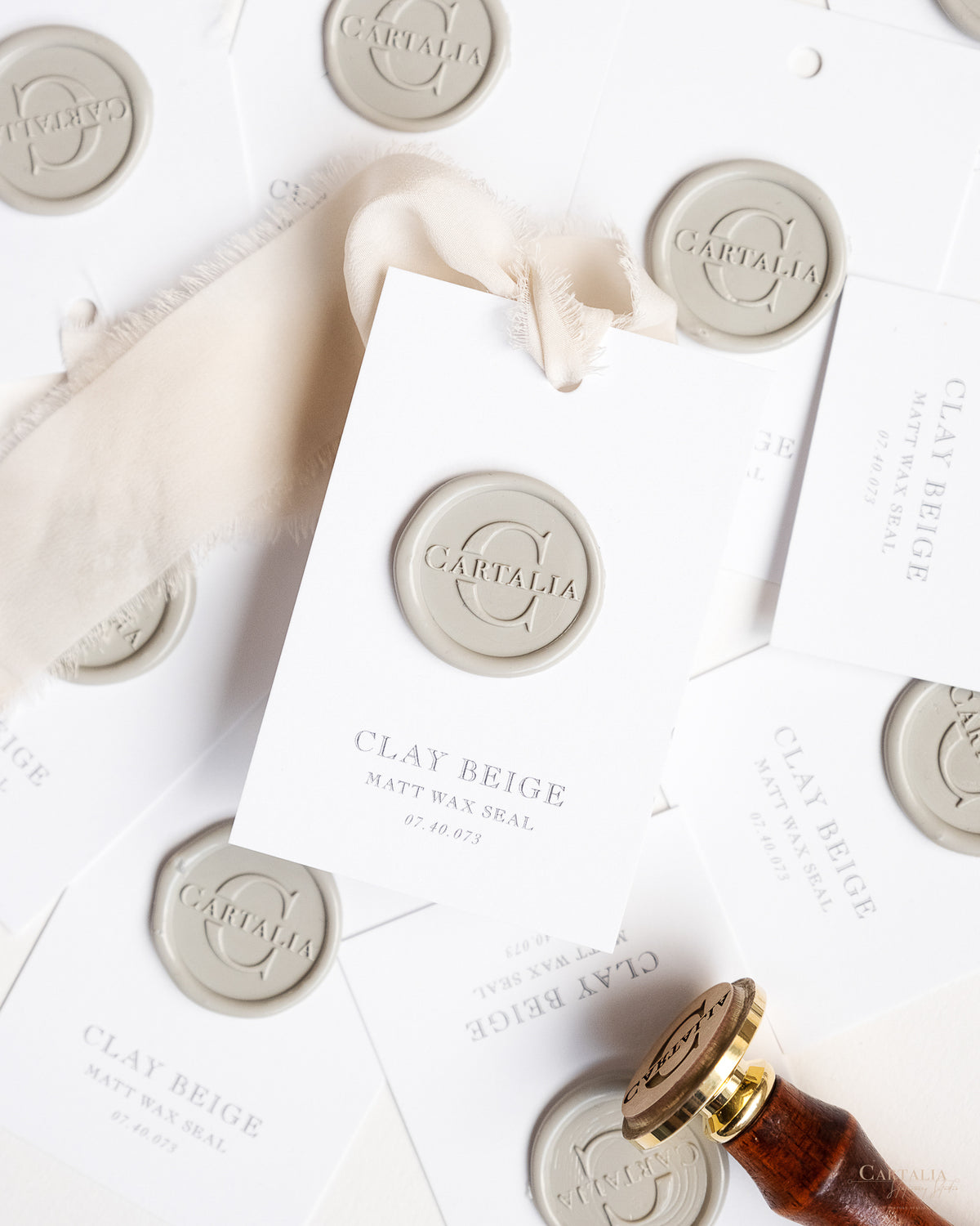 Wax Seal in Clay Beige Matt