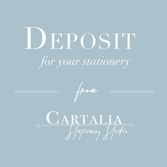 Bespoke Deposit for Cartalia Order