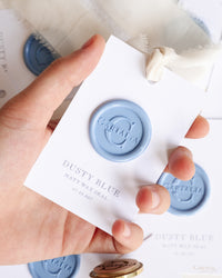 Wax Seal in Dusty Blue Matt