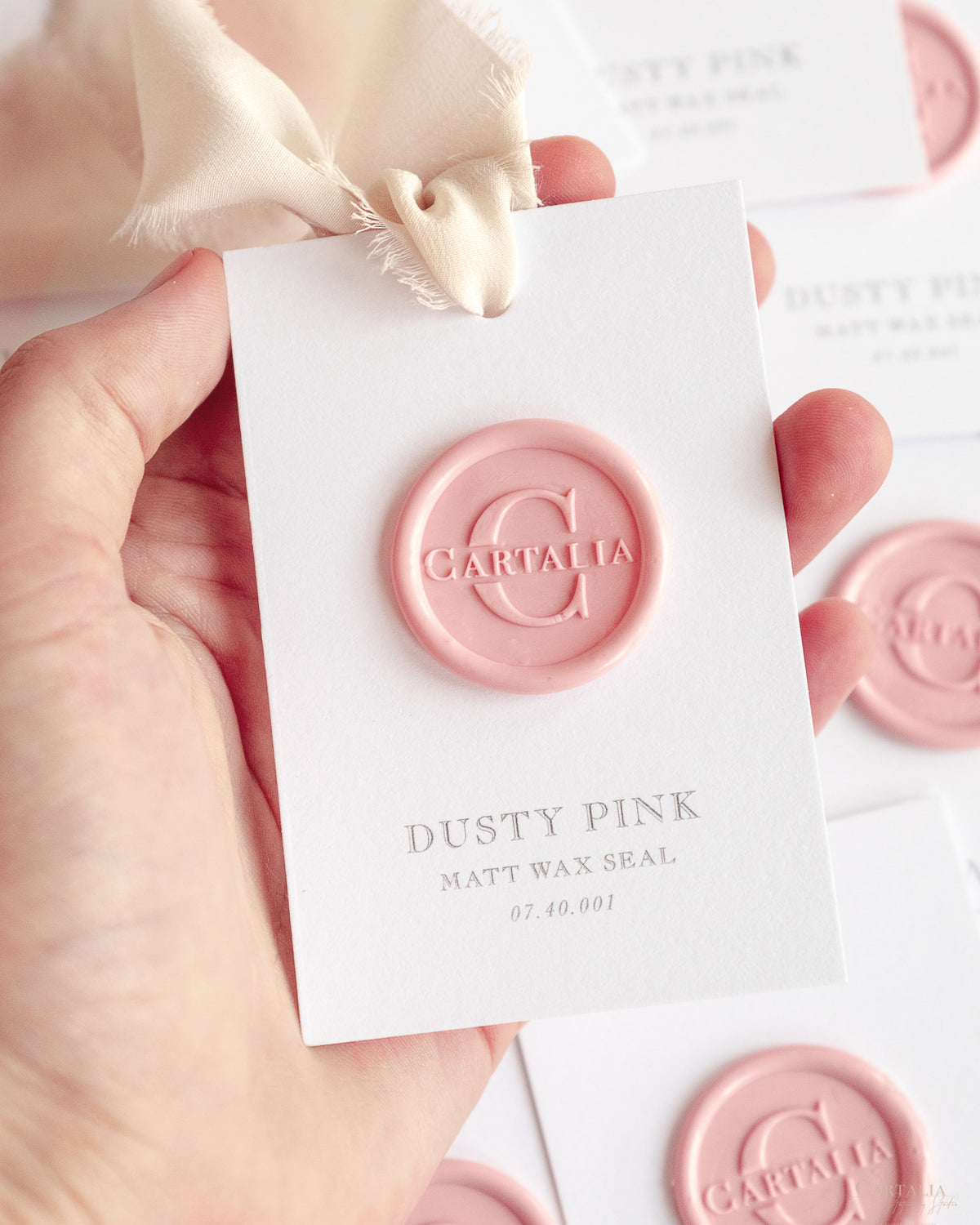 Wax Seal in Dusty Pink Matt