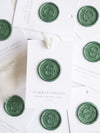 Wax Seal in Forest Green Pearlised