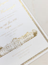 Venue Grantley Hall Wedding Invitations | Bespoke Commission P&B