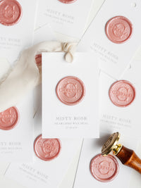 Wax Seal in Misty Rose Pearlised