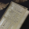 Golden Hollywood Lasercut Art Deco Grande Gatsby Laser Cut Menu apribile / Ordine di servizio