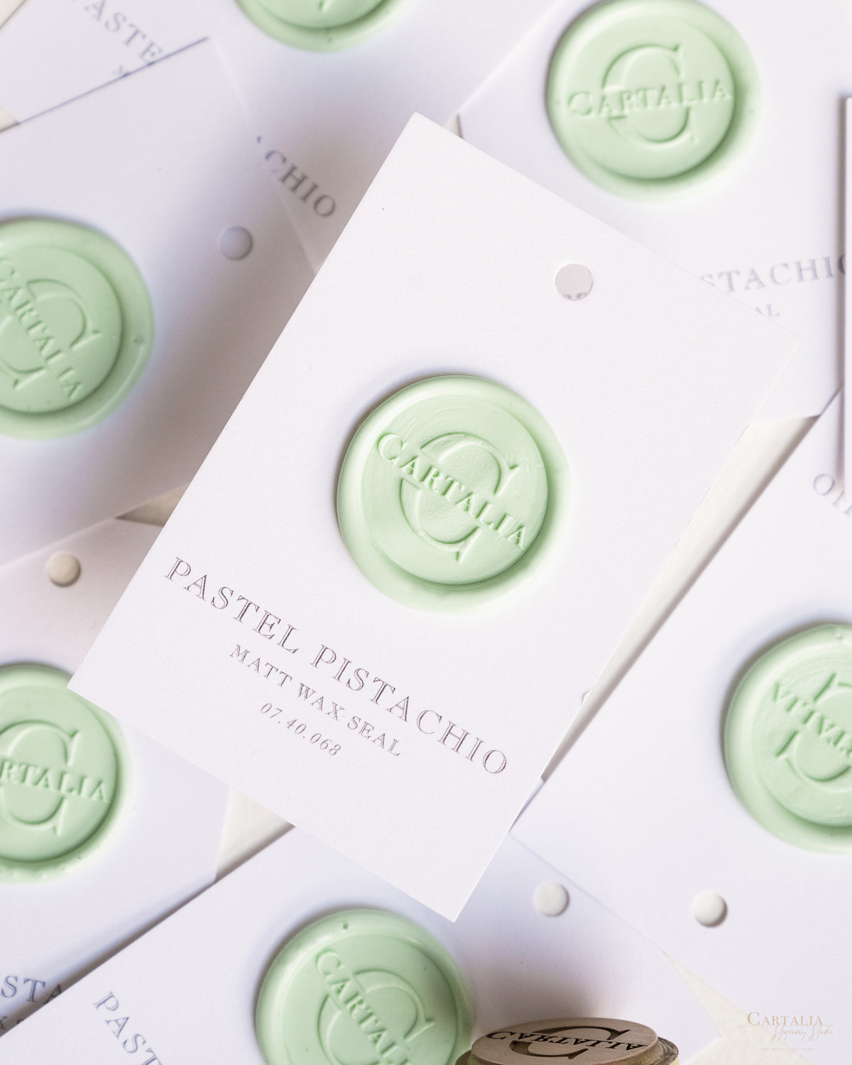 Wax Seal in Pastel Pistachio Matt