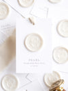 Wax Seal in Pearlised Pearl