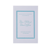Mint Letterpress Wedding Reply Card, Rsvp
