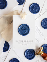 Wax Seal in Sapphire Blue Pearlised