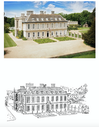 Add-on :Bespoke Artist Commission: Wedding Venue Sketch / Drawing