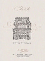Schizzo del St. Regis Hotel di New York