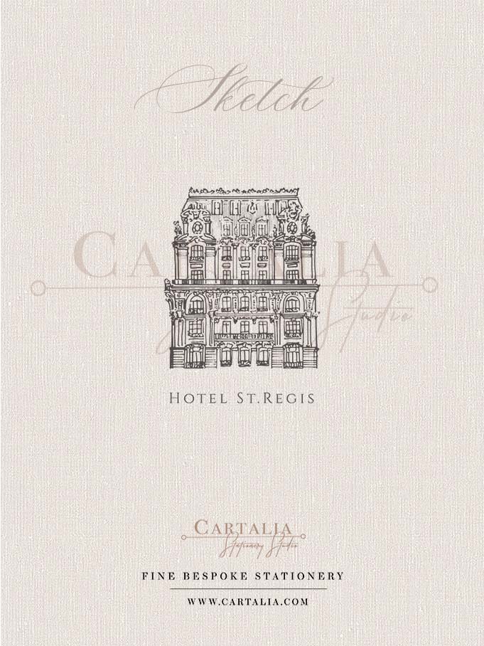 Schizzo del St. Regis Hotel di New York