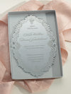 Luxury Boxed Invitation : a Decadent Mirror Gold Plexi Wedding Invitation - Engraved
