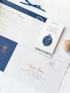 Suite di lusso con passaporto in lamina d'oro rosa e passaporto blu scuro e carta d'imbarco