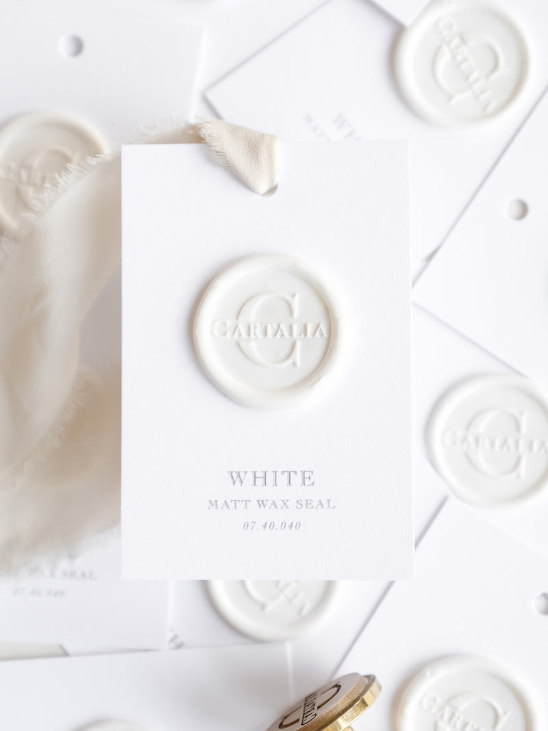 Wax Seal in White Matt