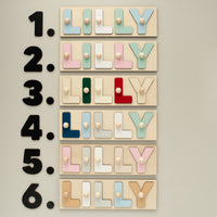 Personalised Wooden Puzzles | With Pegs |  Matching Games