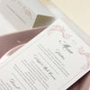 Regal Menu with Monogram