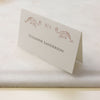 Regal Rose Gold matching place card