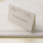 Regal Rose Gold matching place card